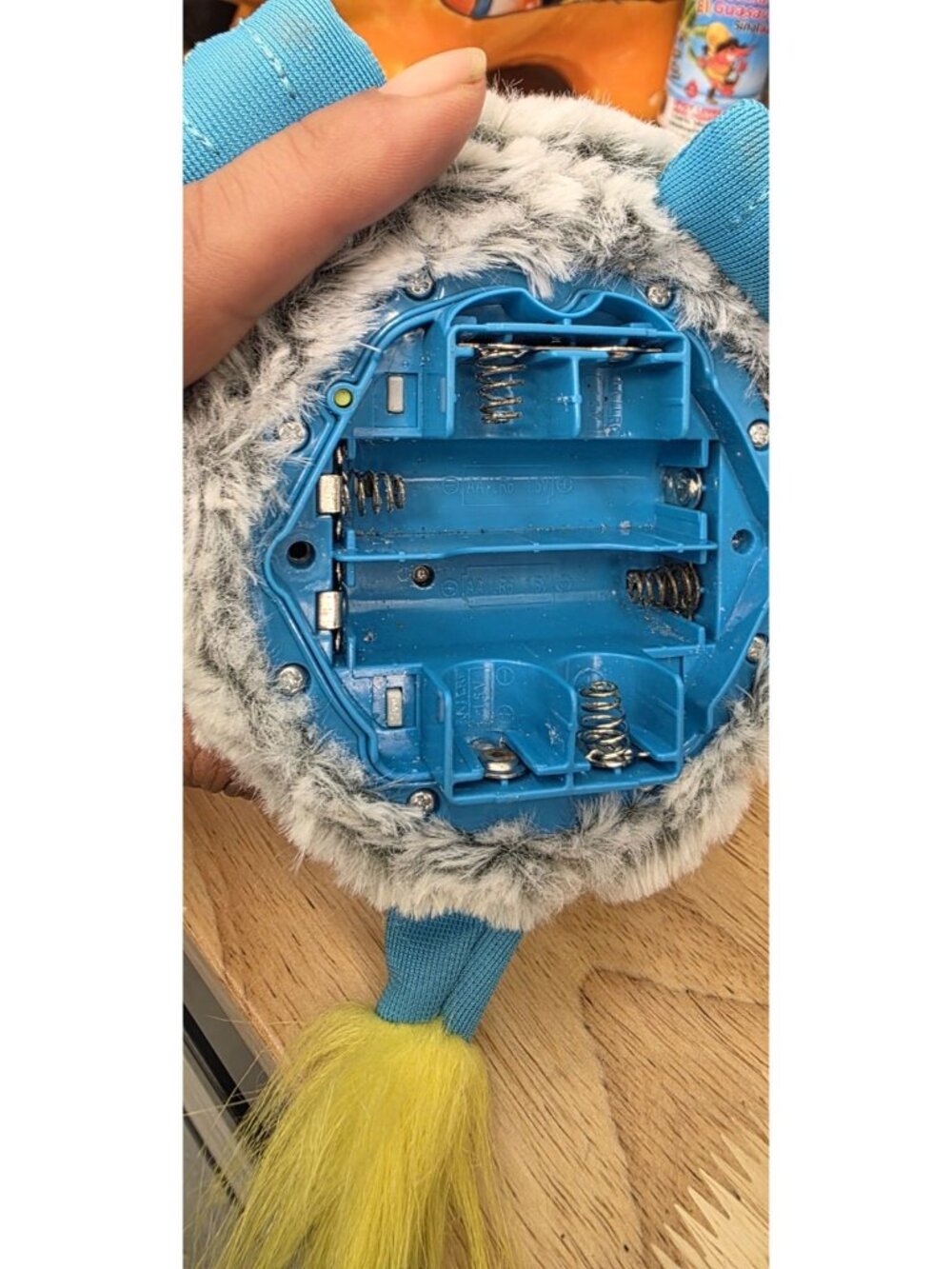 2012 Hasbro Furby Boom Grey & Teal Blue Interactive Toy TESTED & WORKING - Picture 4 of 7
